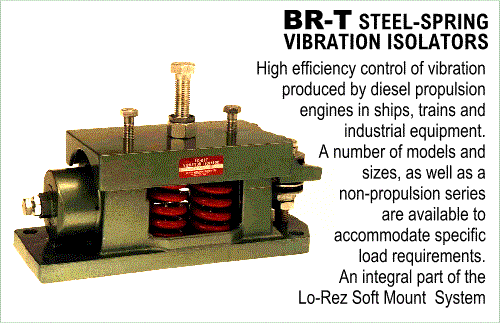 BR-T Steel-Spring Vibration Isolators
